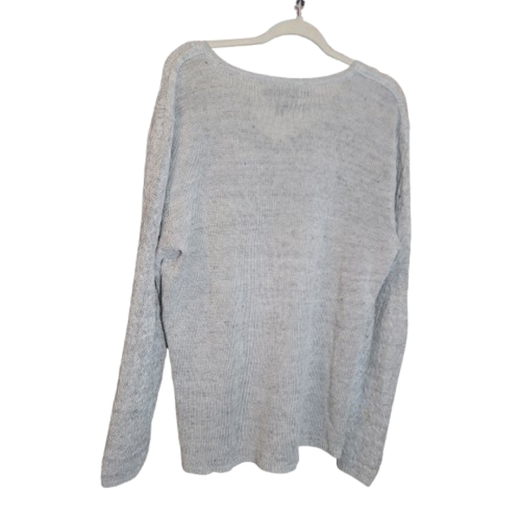 John Varvatos V-Neck Sweater - Gray - Picture 4 of 6